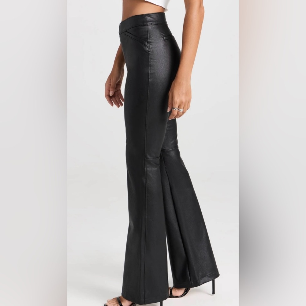 Spanx Leather Like Flare‎ Pants NEW NWT size small